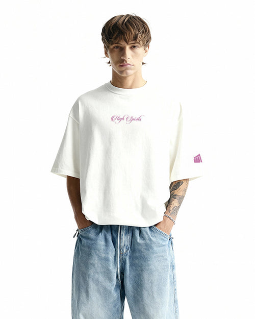 Absolute Baddie Boxy-Fit White T-shirt