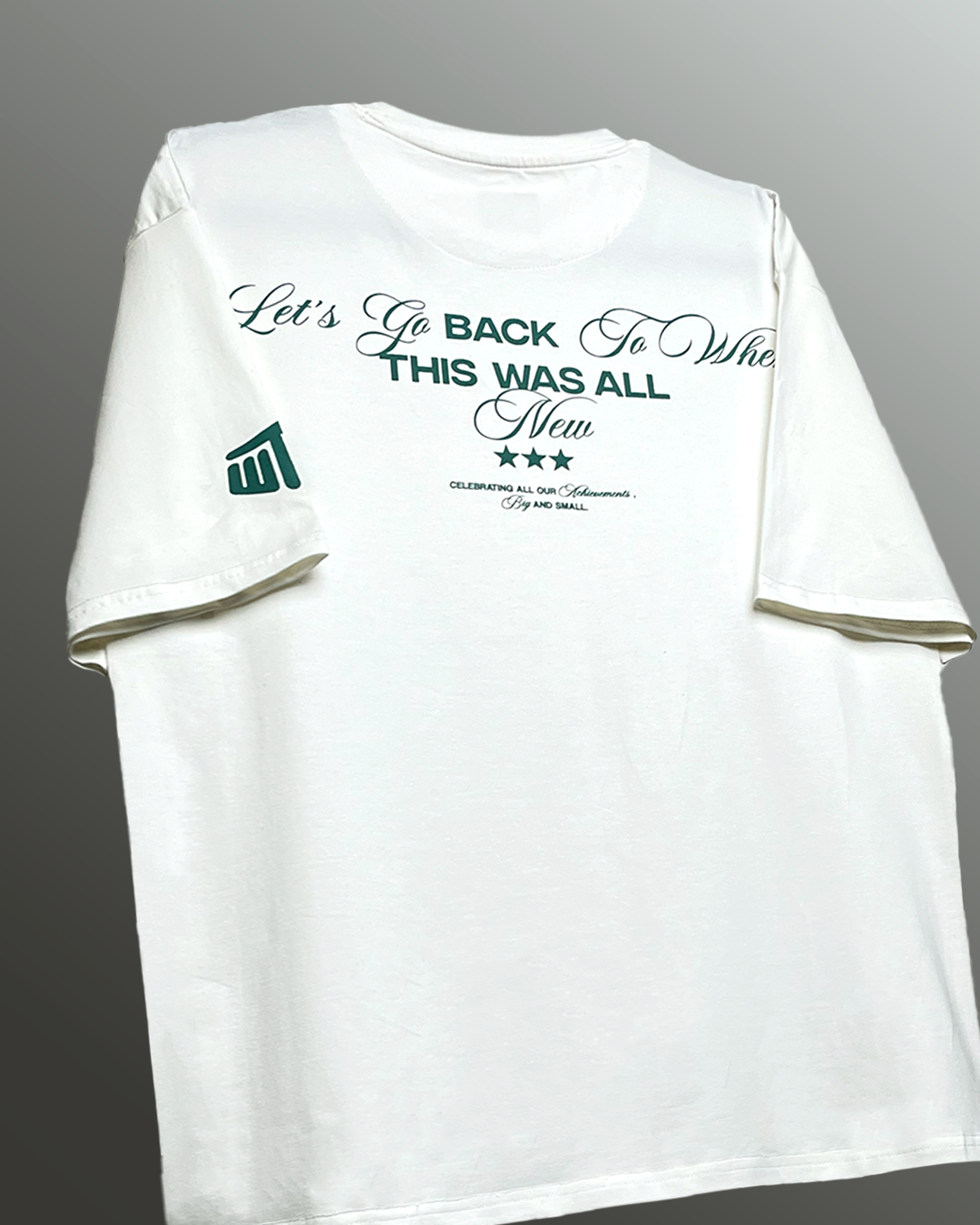 Achievement Oversized White T-shirt