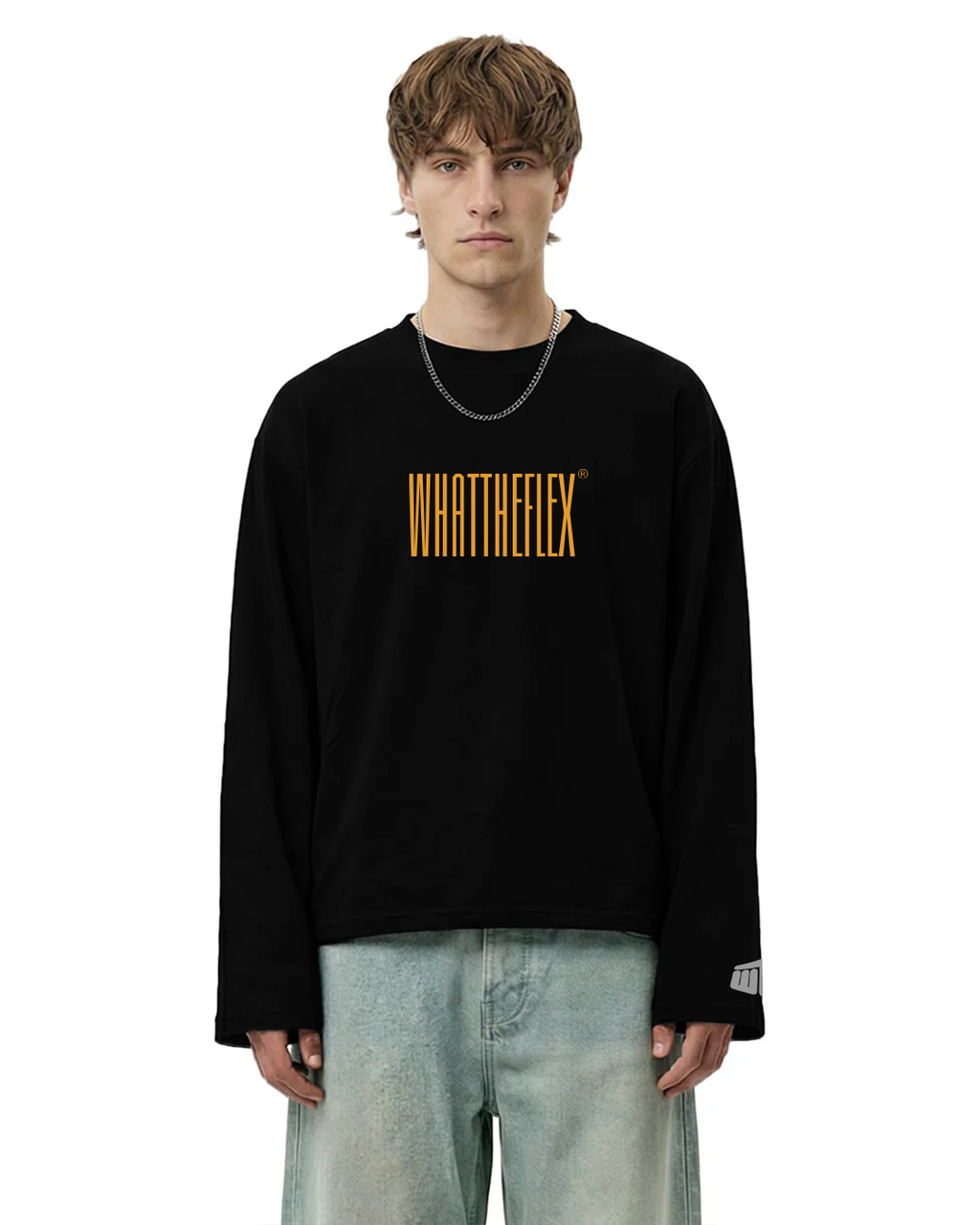 Alpha Full Sleeves Boxy Fit T-shirt