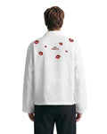 Anti Romantic V Neck Linen Full Slevees Polo