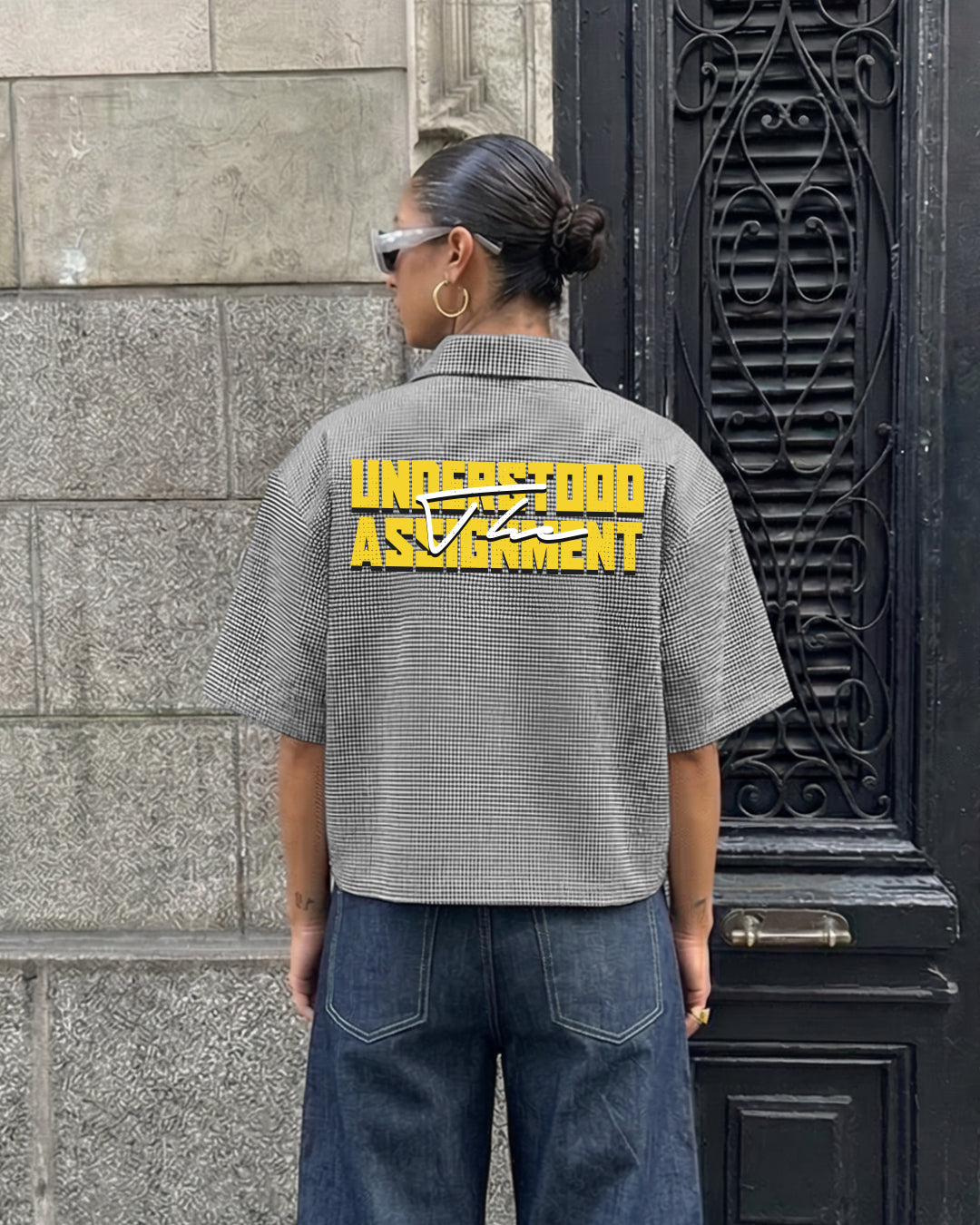 Assignment Half Sleeves Checks Shirt