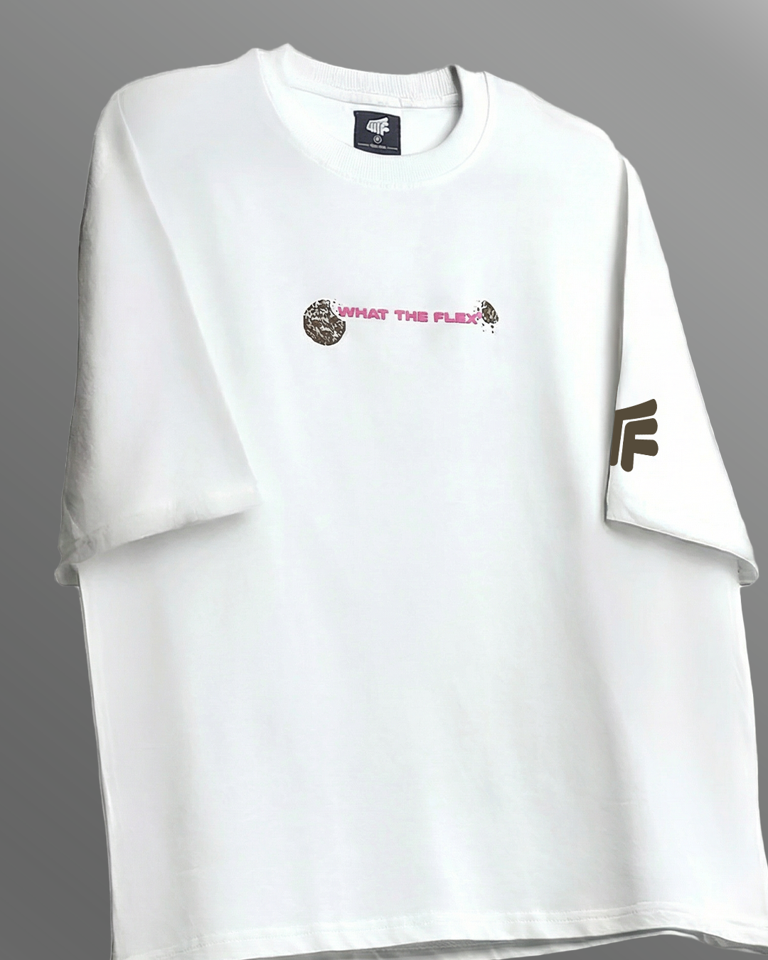 Ate It Boxy-Fit White T-shirt