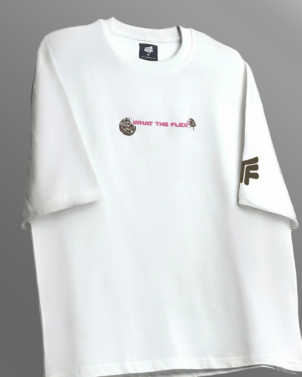 Ate It Boxy-Fit White T-shirt