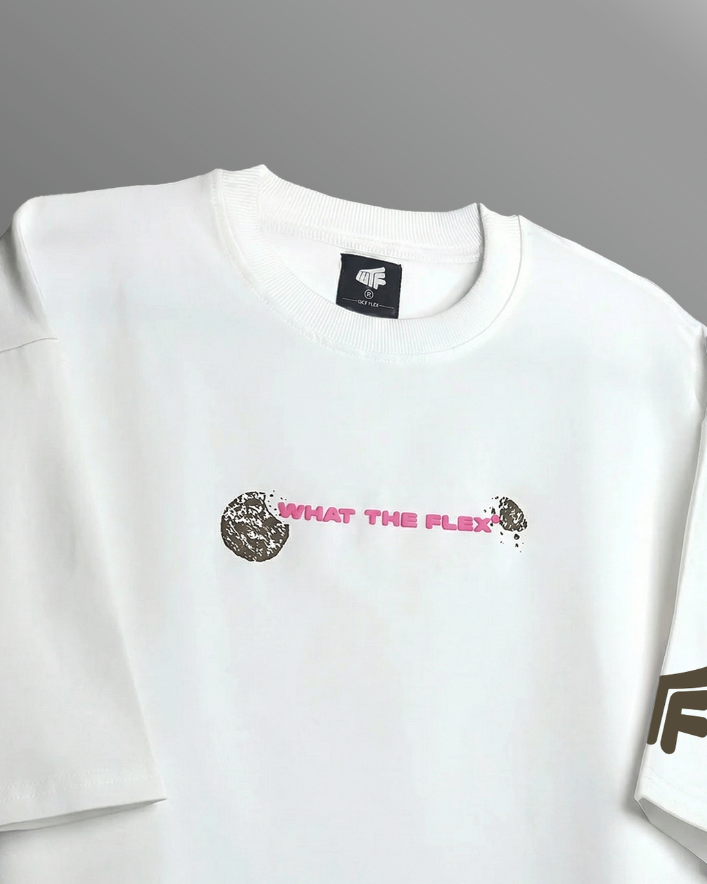 Ate It Boxy-Fit White T-shirt
