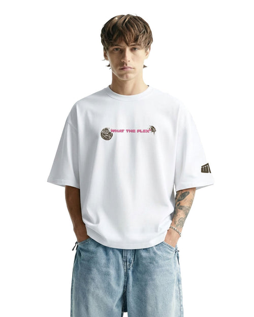 Ate It Boxy-Fit White T-shirt