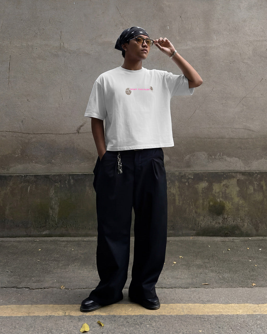 Ate It Boxy-Fit White T-shirt