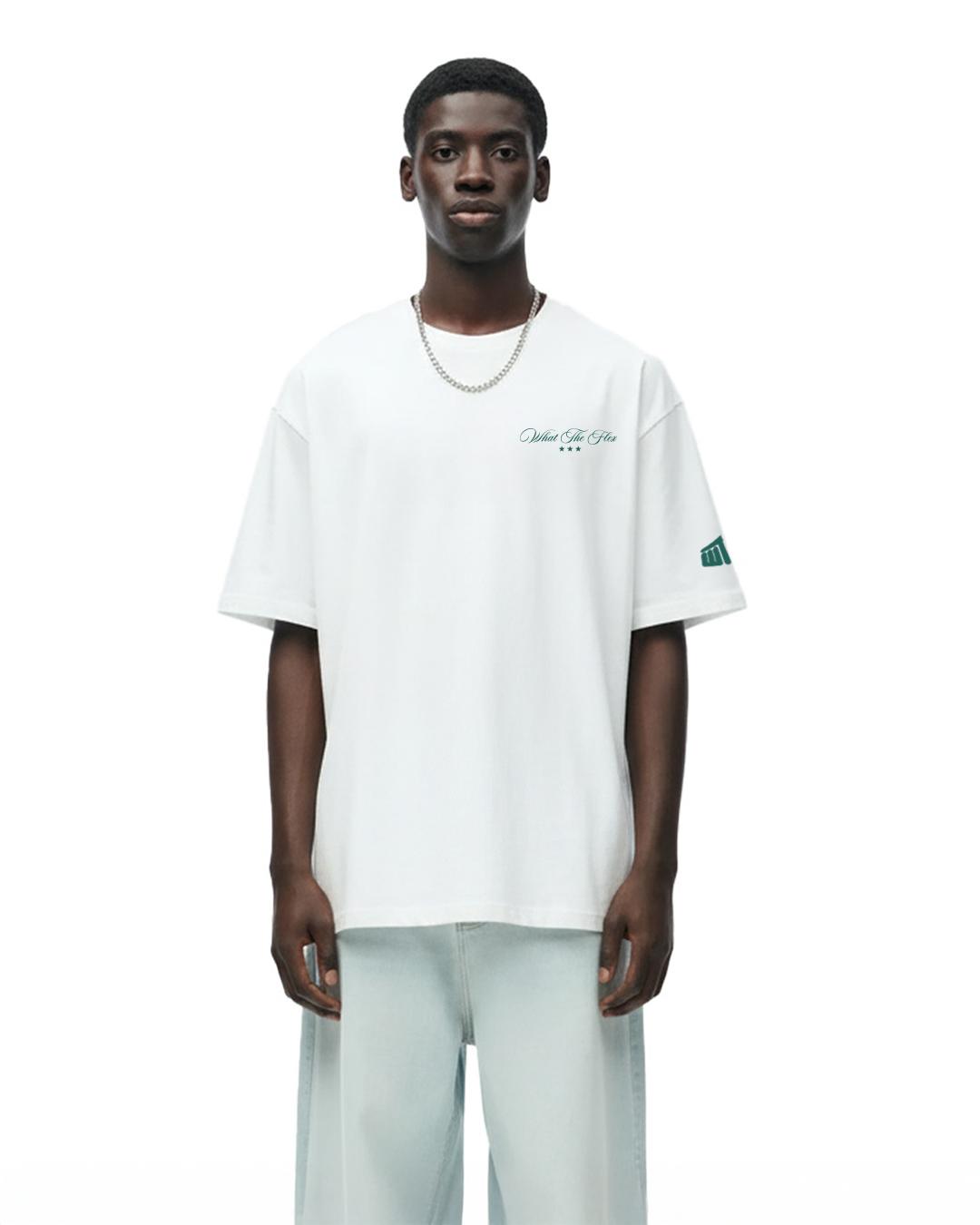 Achievement Oversized White T-shirt
