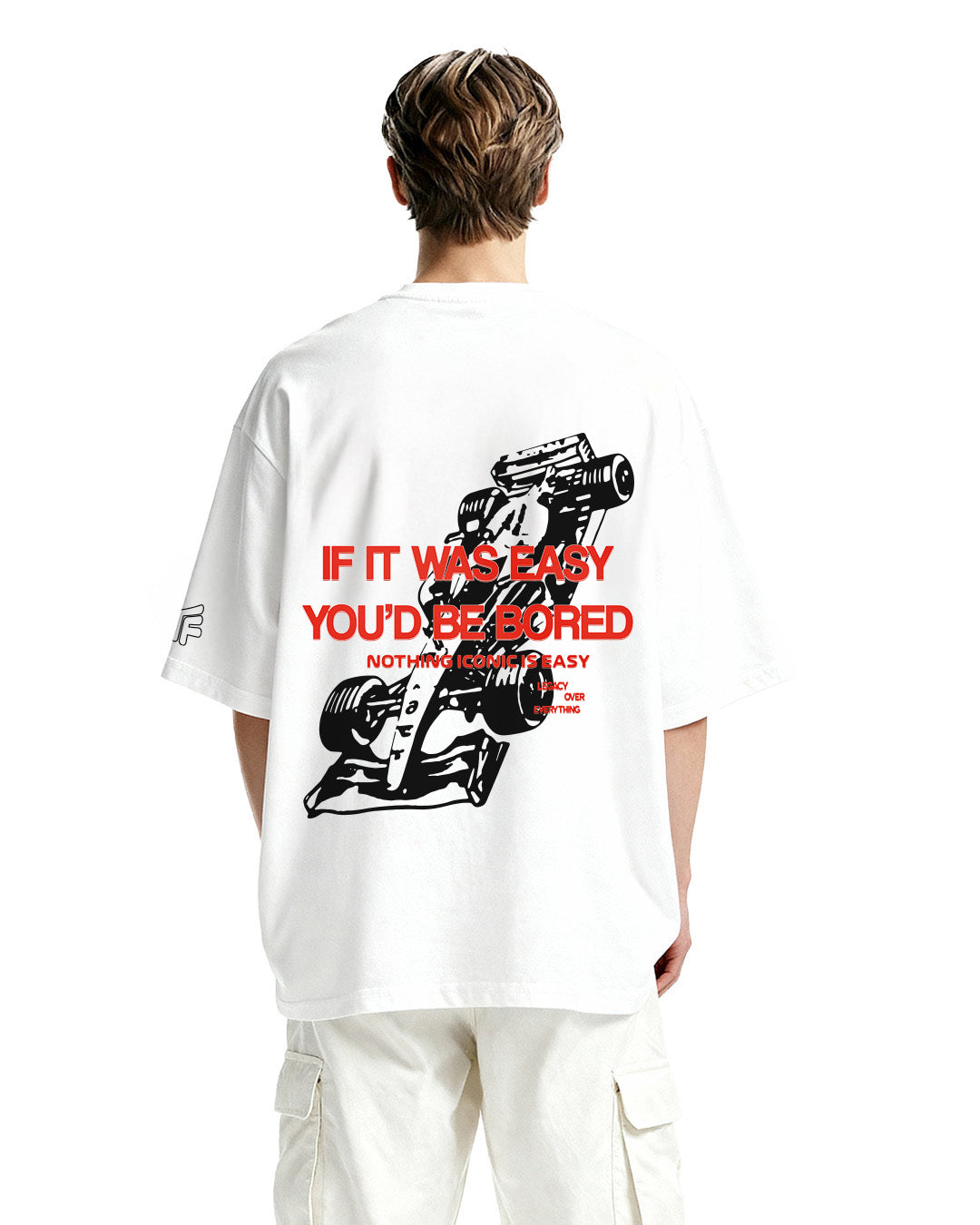 Ain't Easy Heavyweight White T-shirt