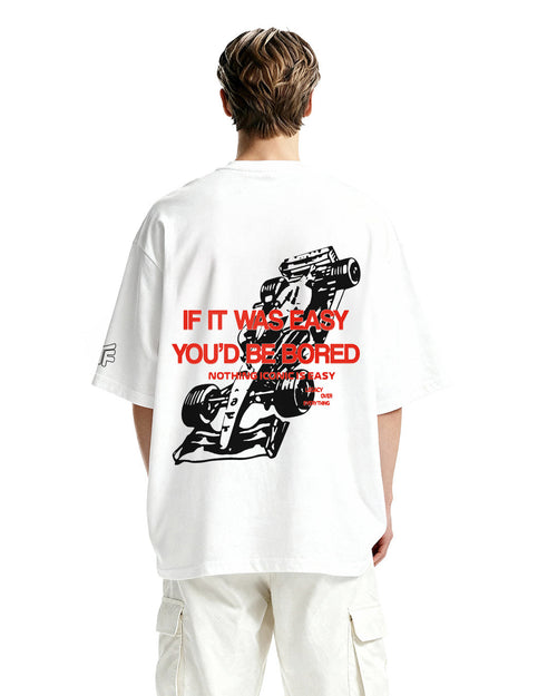 Ain't Easy Heavyweight White T-shirt