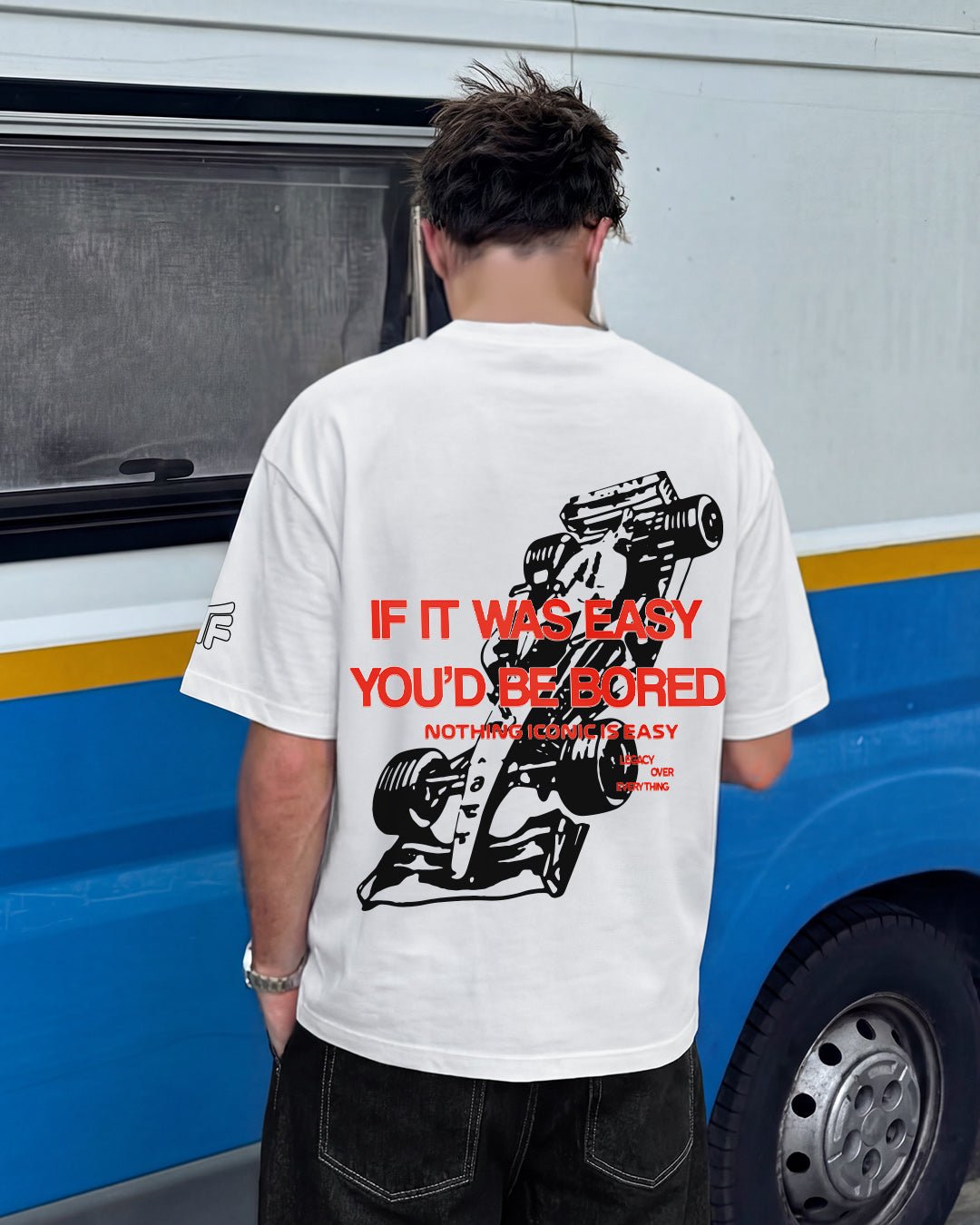 Ain't Easy Heavyweight White T-shirt