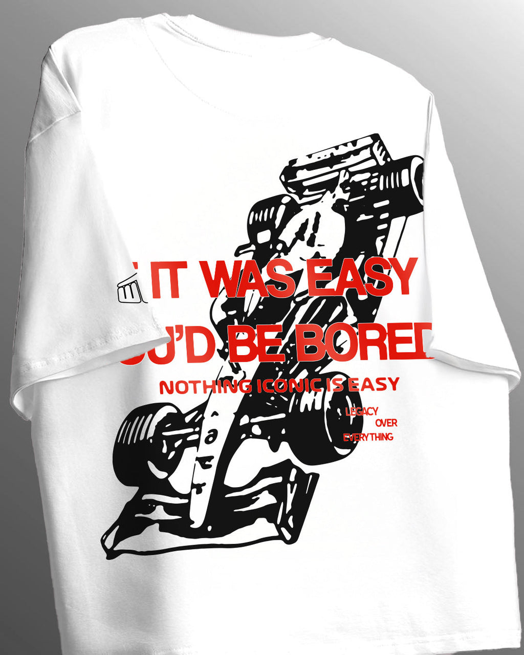 Ain't Easy Heavyweight White T-shirt