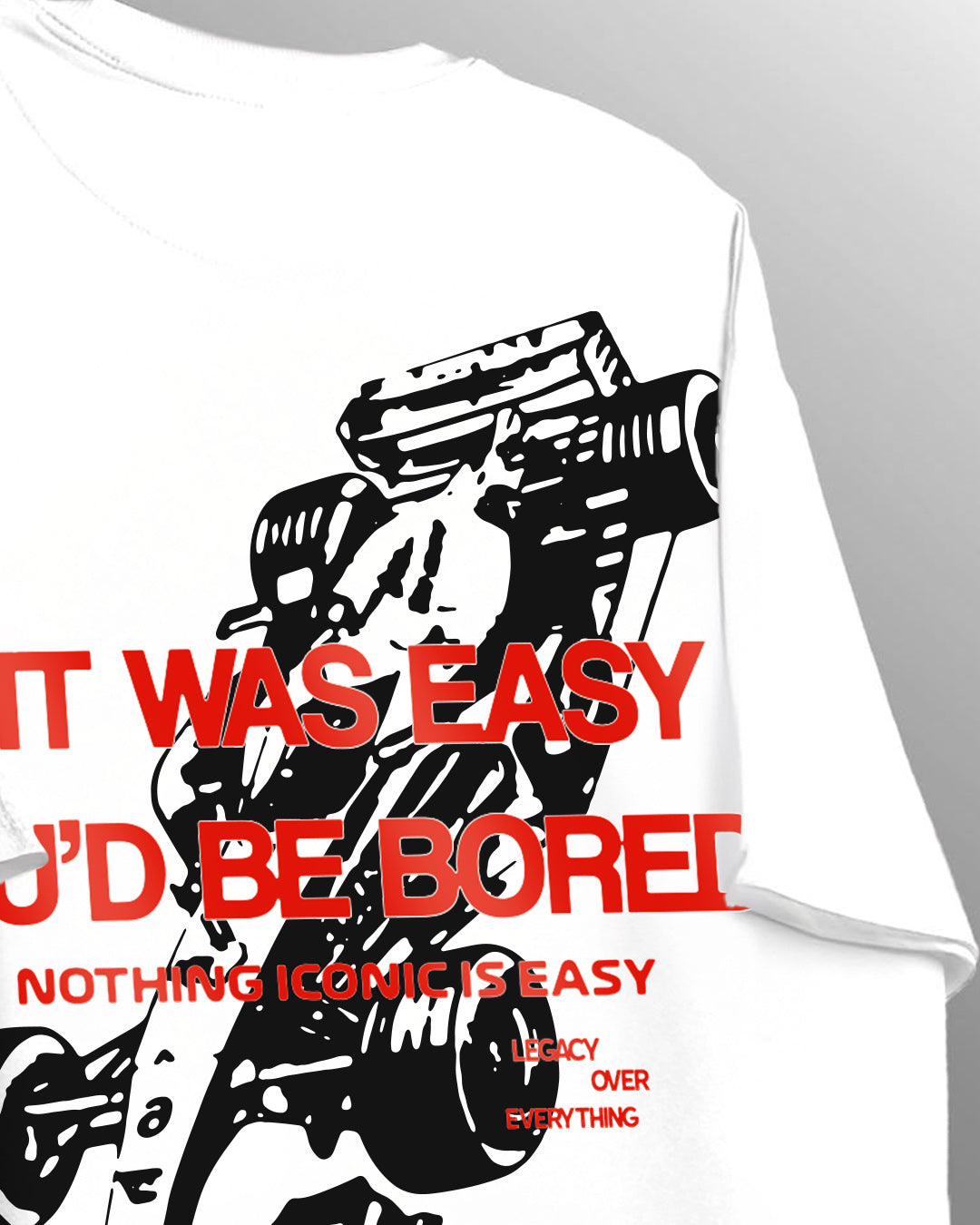 Ain't Easy Heavyweight White T-shirt