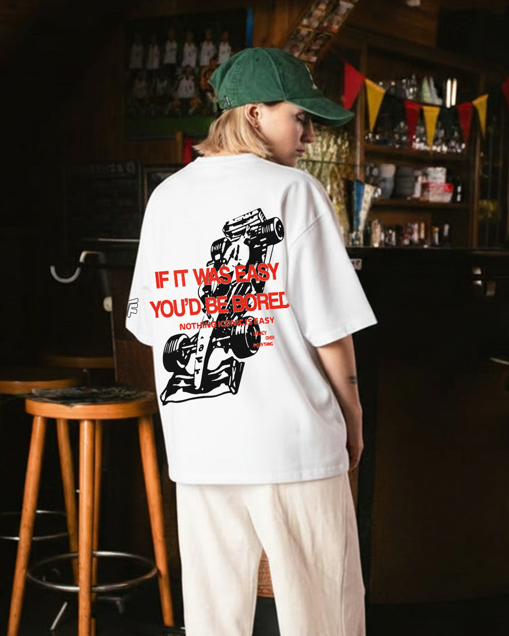 Ain't Easy Heavyweight White T-shirt