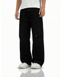 Deep Night Rugged Baggy Jeans