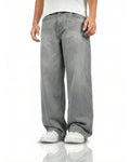 Ash Grey Baggy Jeans