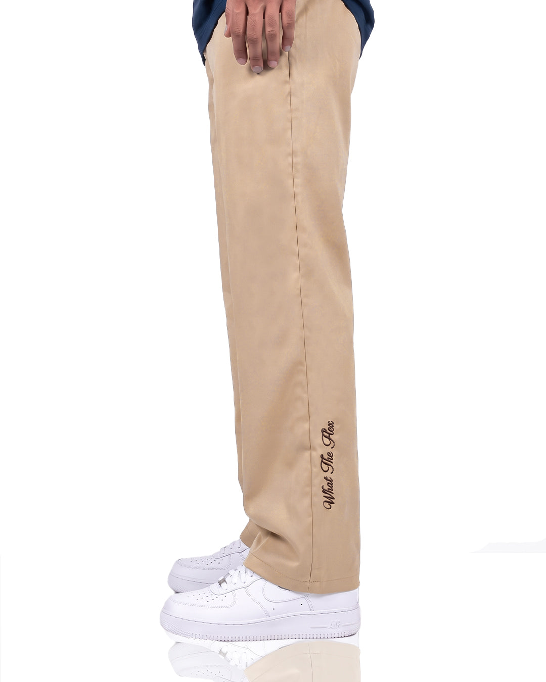 Structured Caramel Korean Pants