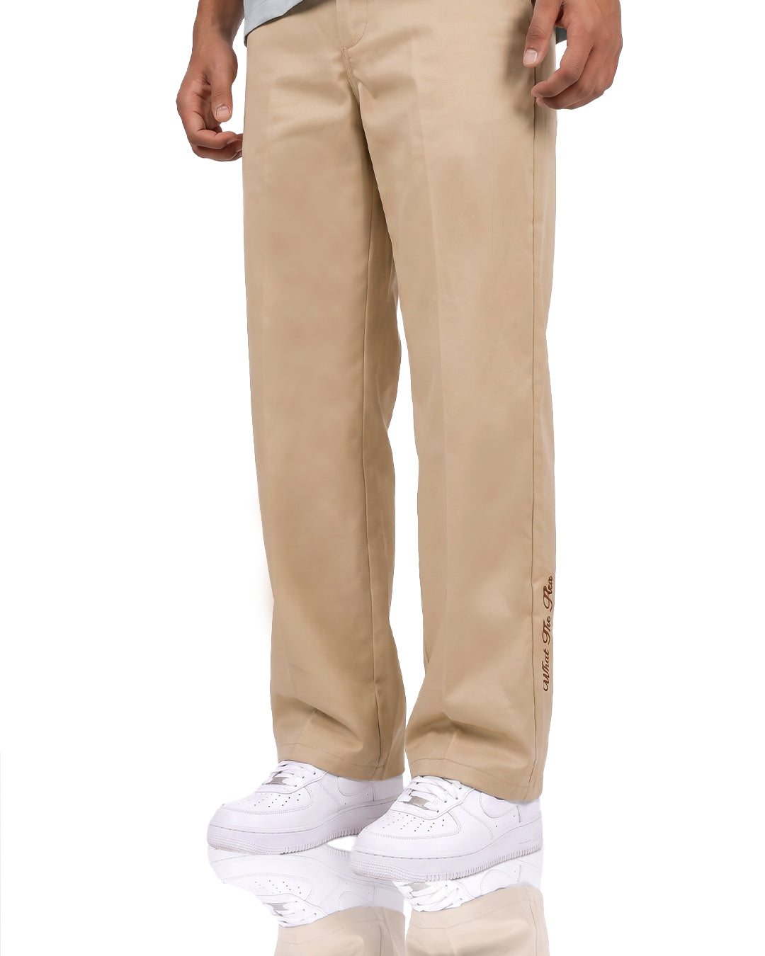 Structured Caramel Korean Pants