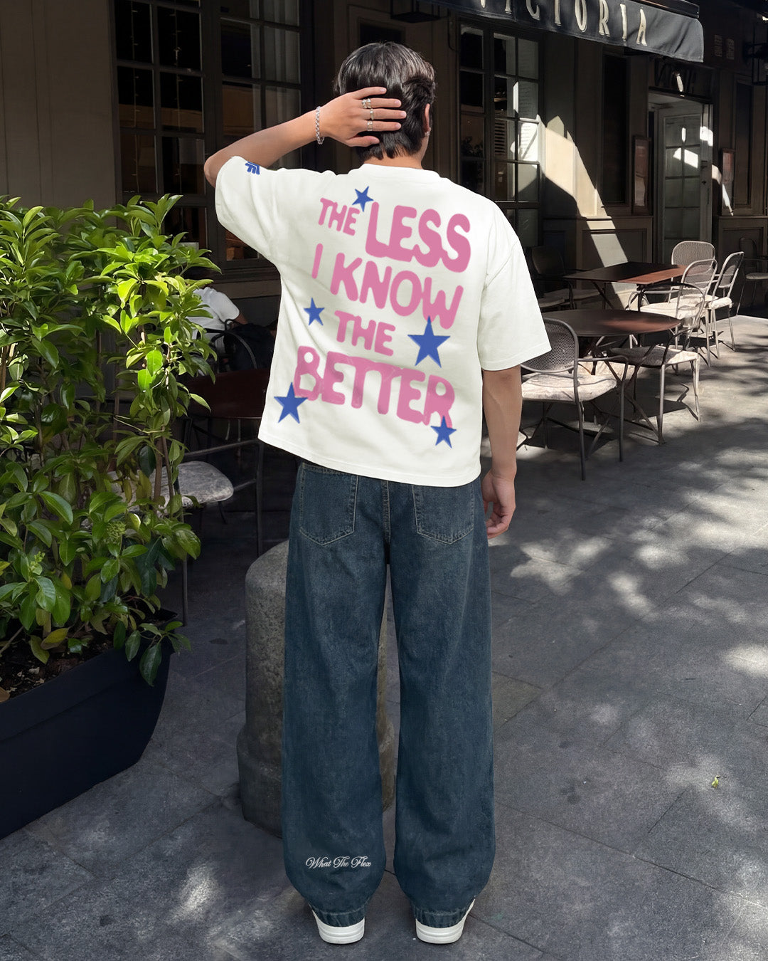 Better Boxy-Fit Off-White T-shirt