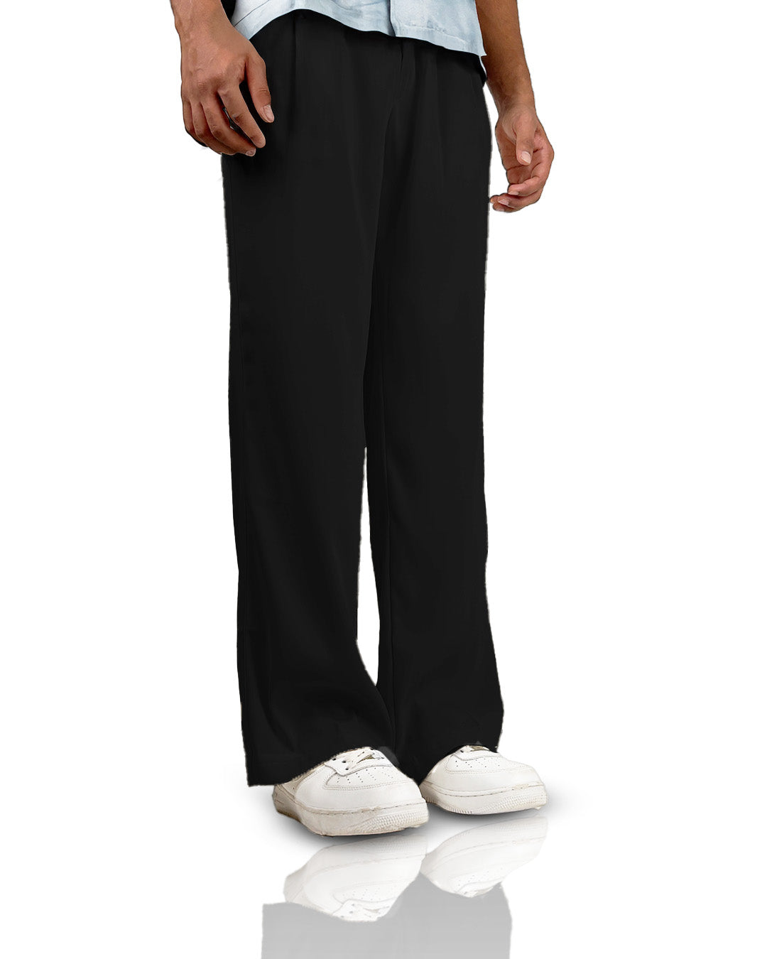 Black Classic Korean Pants
