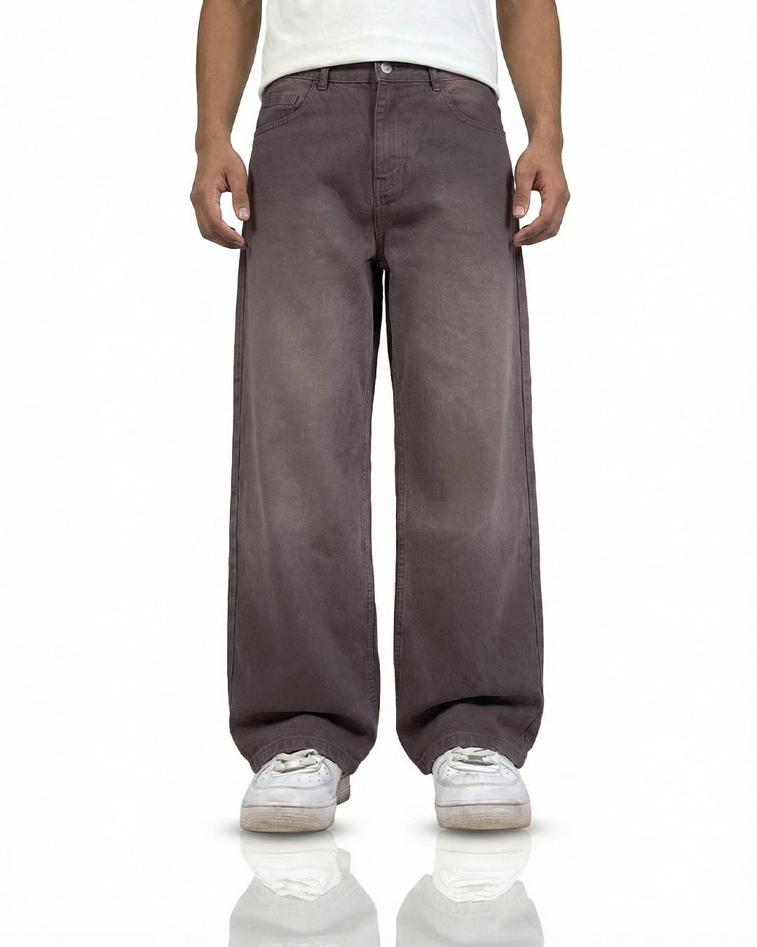 Vintage Brown Baggy Jeans