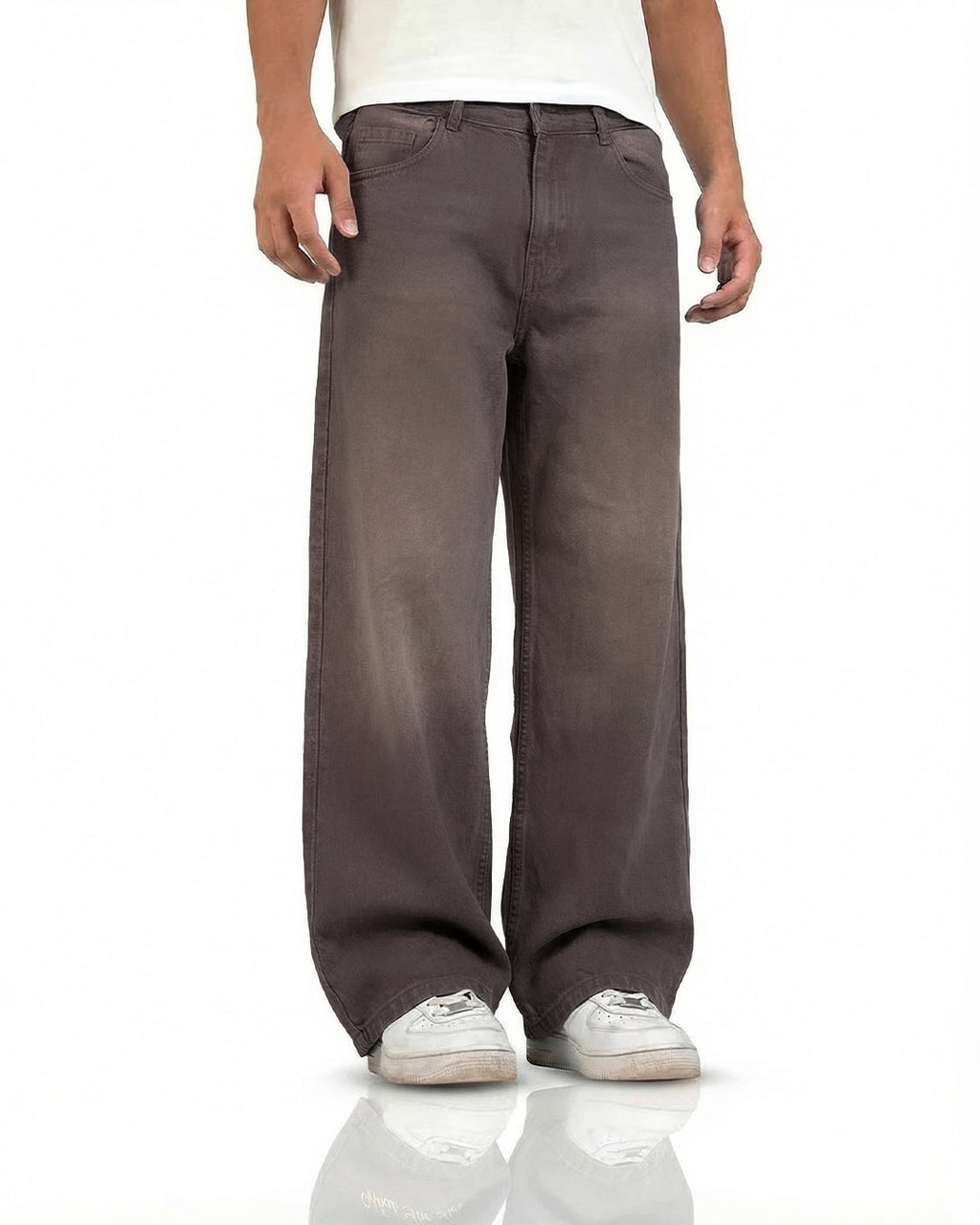Vintage Brown Baggy Jeans