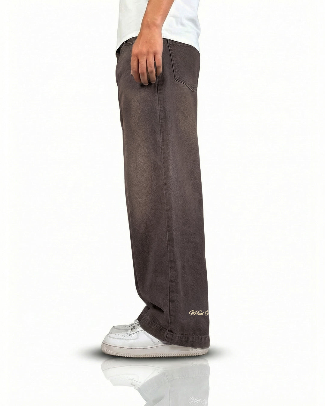 Vintage Brown Baggy Jeans