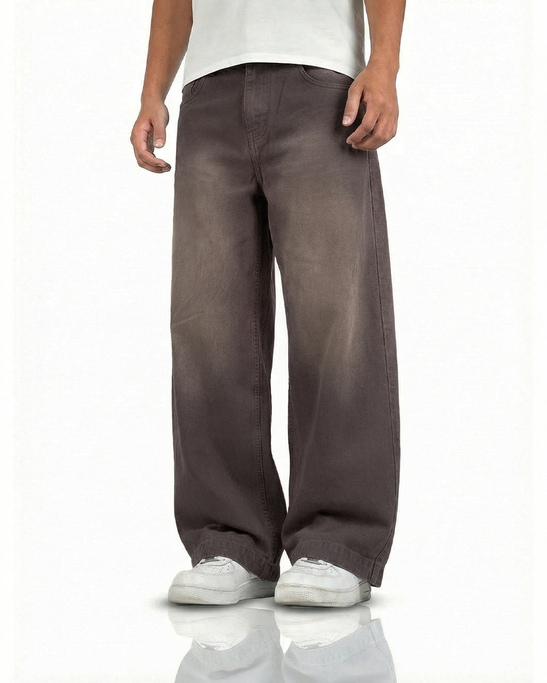 Vintage Brown Baggy Jeans