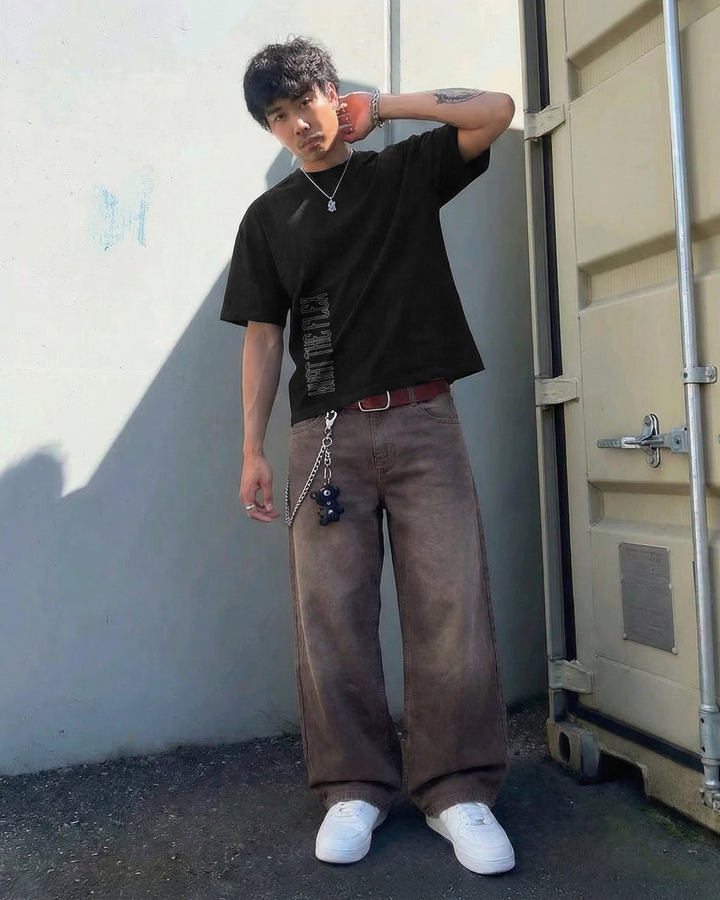 Vintage Brown Baggy Jeans