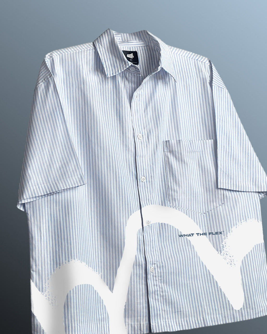 BTS Half Sleeve Striped Shirt