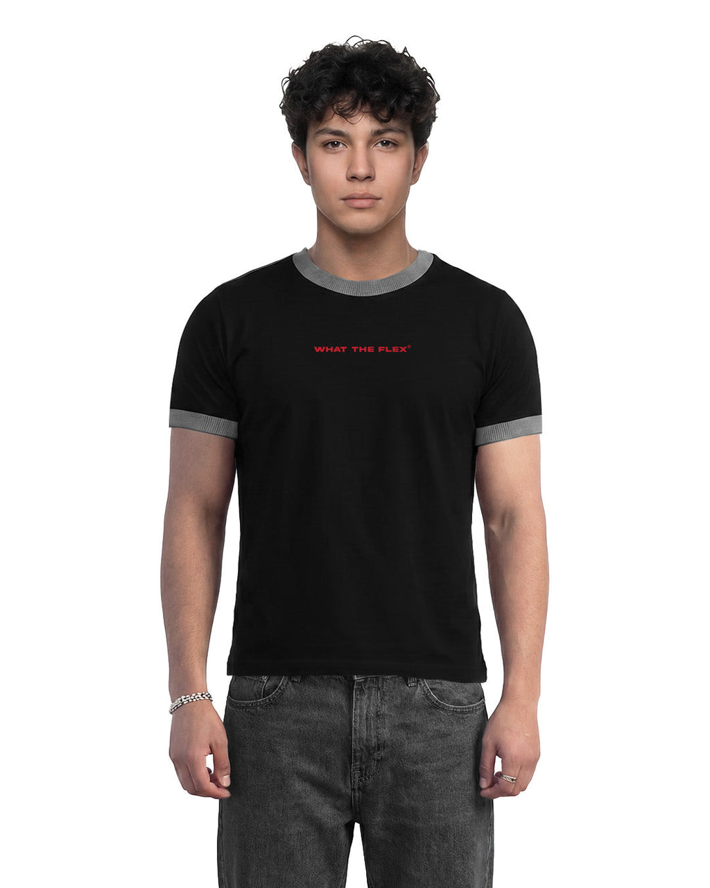 By Myself Slim Fit Ringer T-shirt