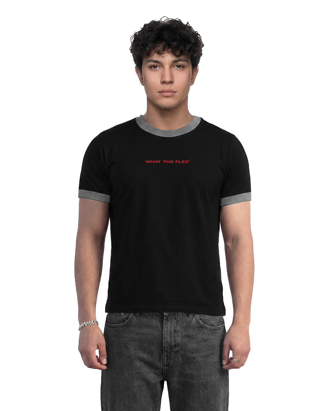 By Myself Slim Fit Ringer T-shirt