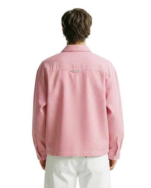 Basic Red Striped Shirt
