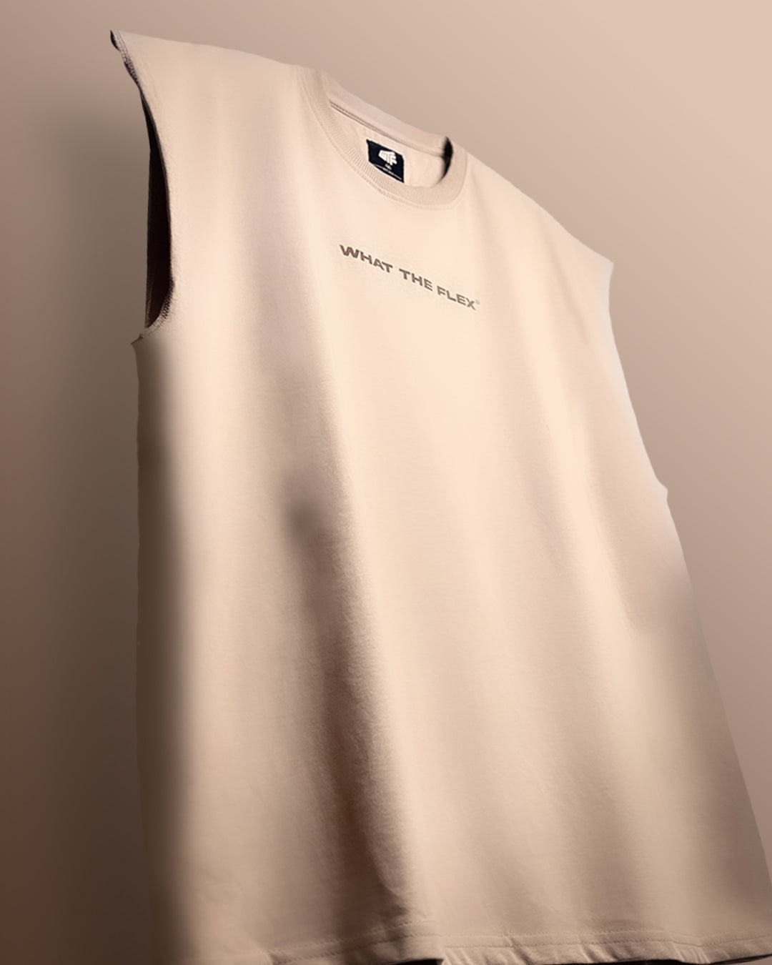 Uncommon Brown Cotton Boxy Vest
