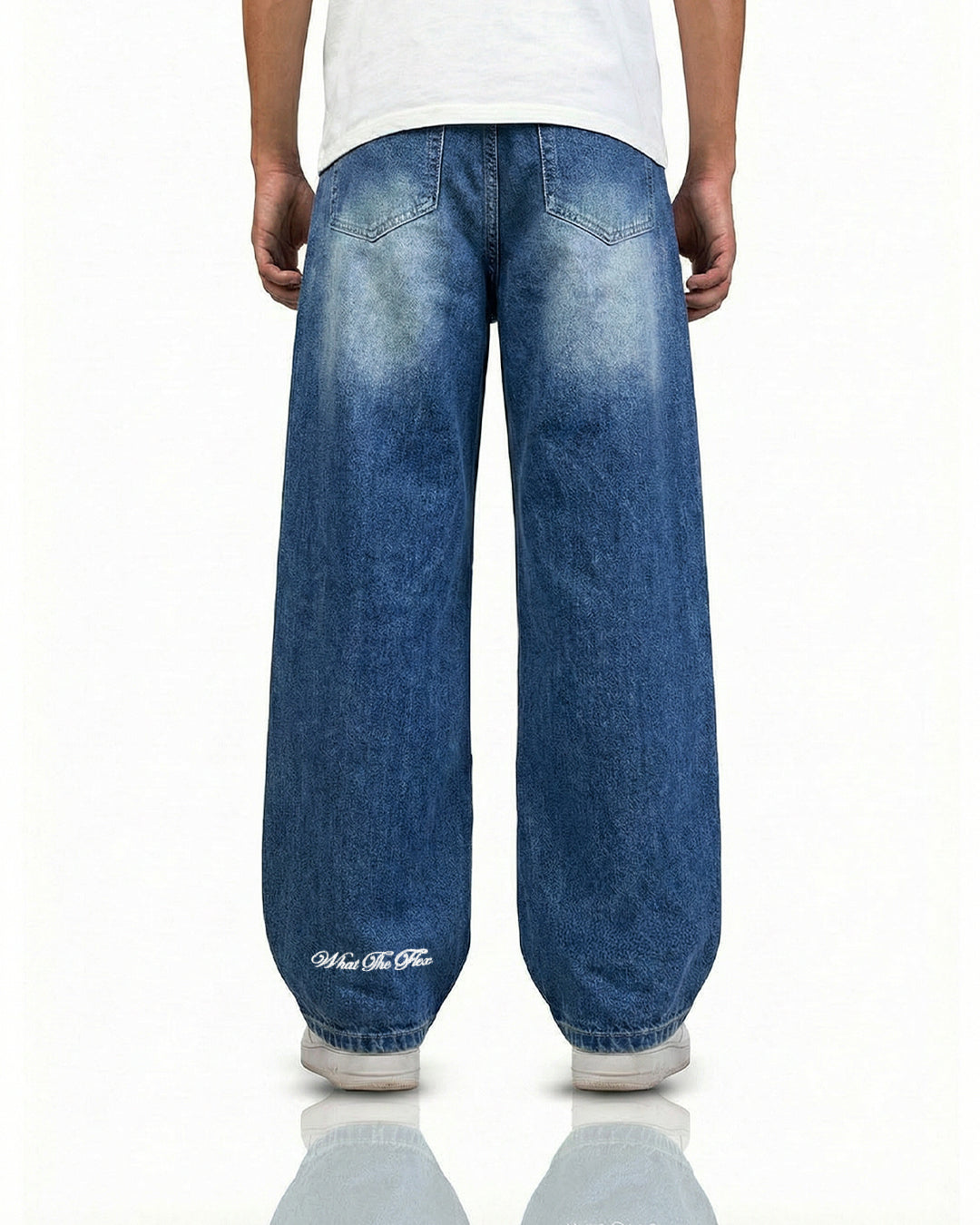 Cool Blue Baggy Jeans