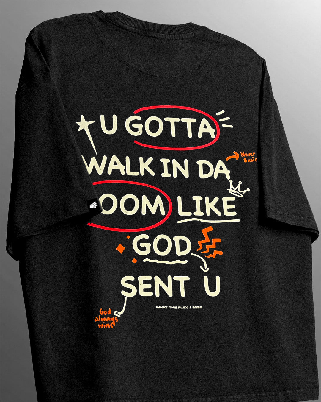 Da Win Acid Wash Boxy-Fit T-shirt