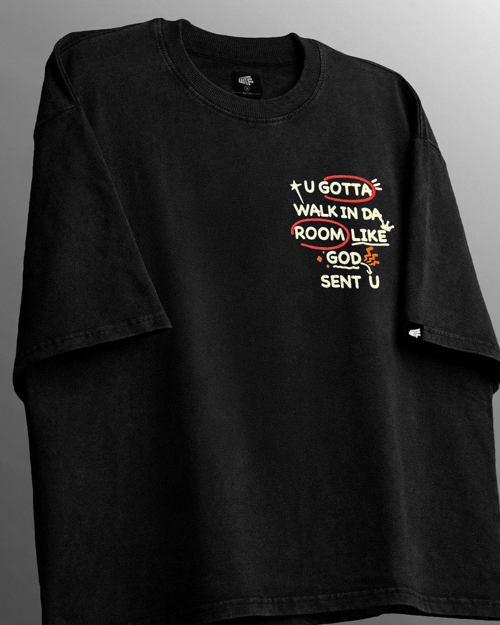 Da Win Acid Wash Boxy-Fit T-shirt