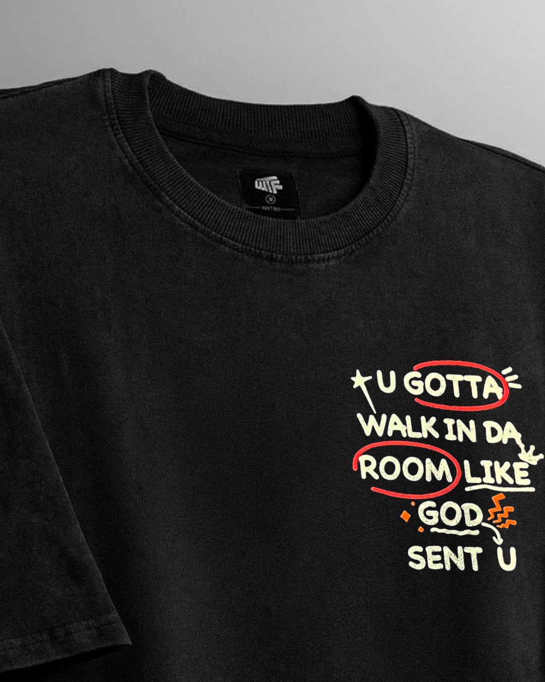 Da Win Acid Wash Boxy-Fit T-shirt