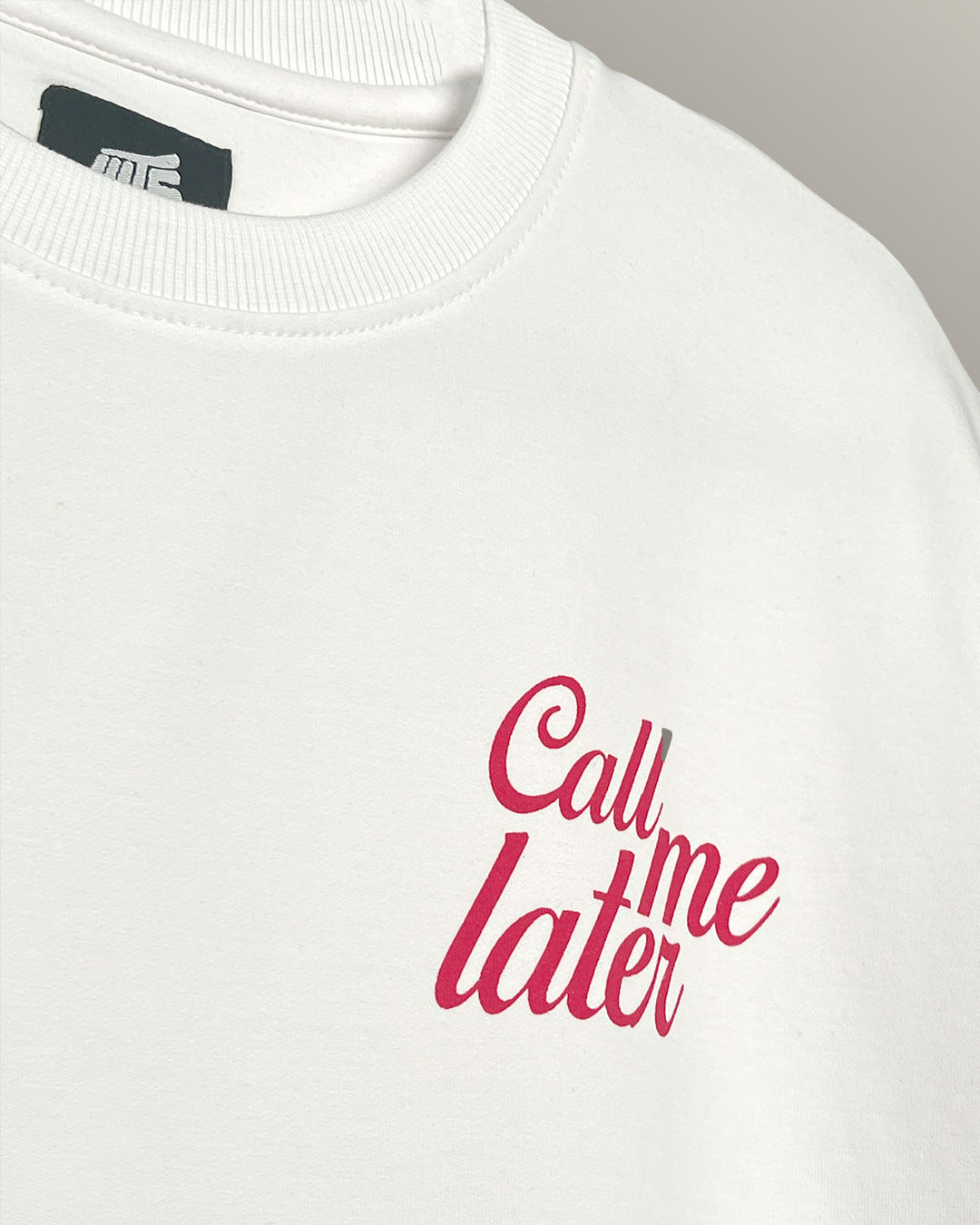 Deadlines Heavyweight White T-Shirt