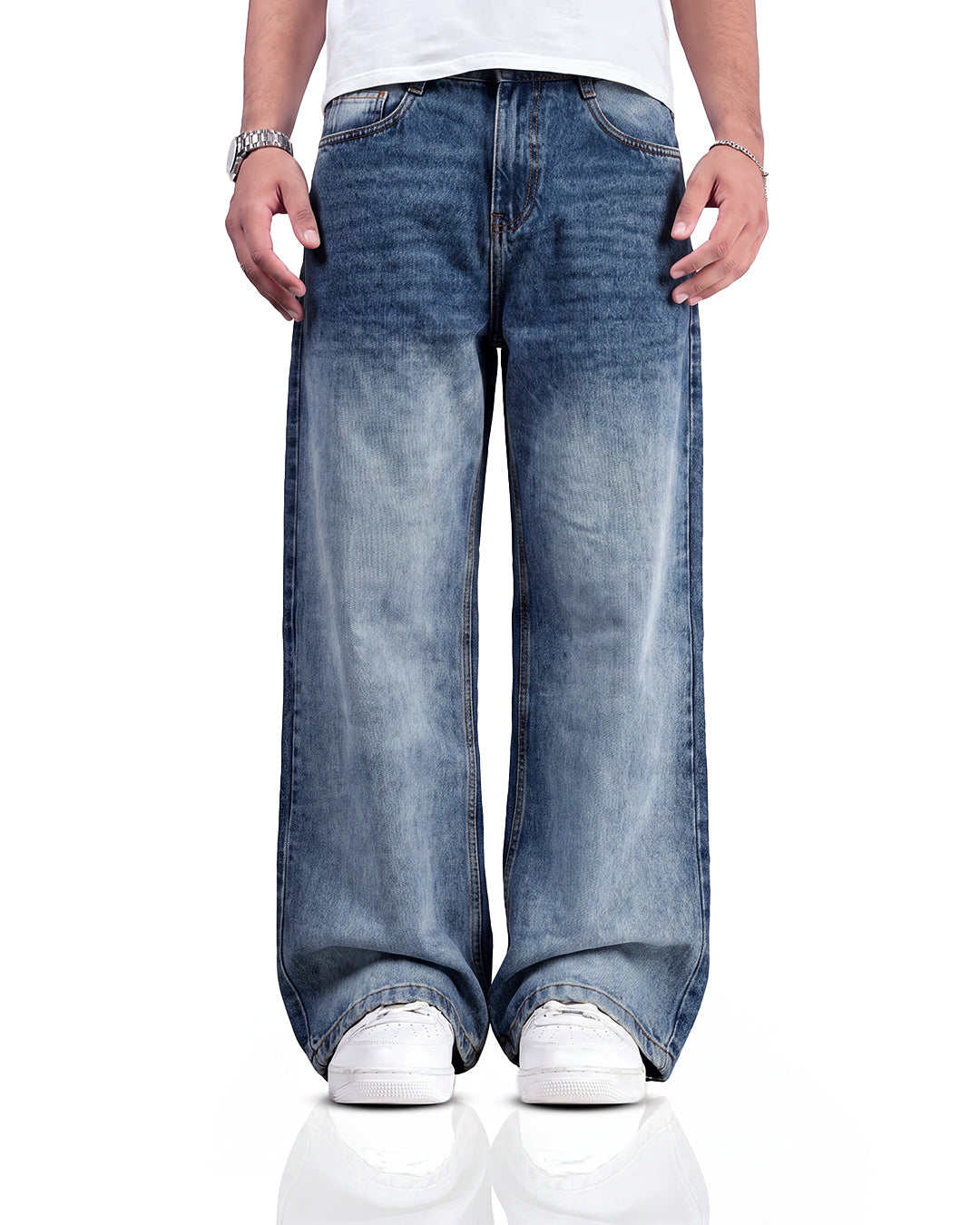 Echo Blue Baggy Jeans
