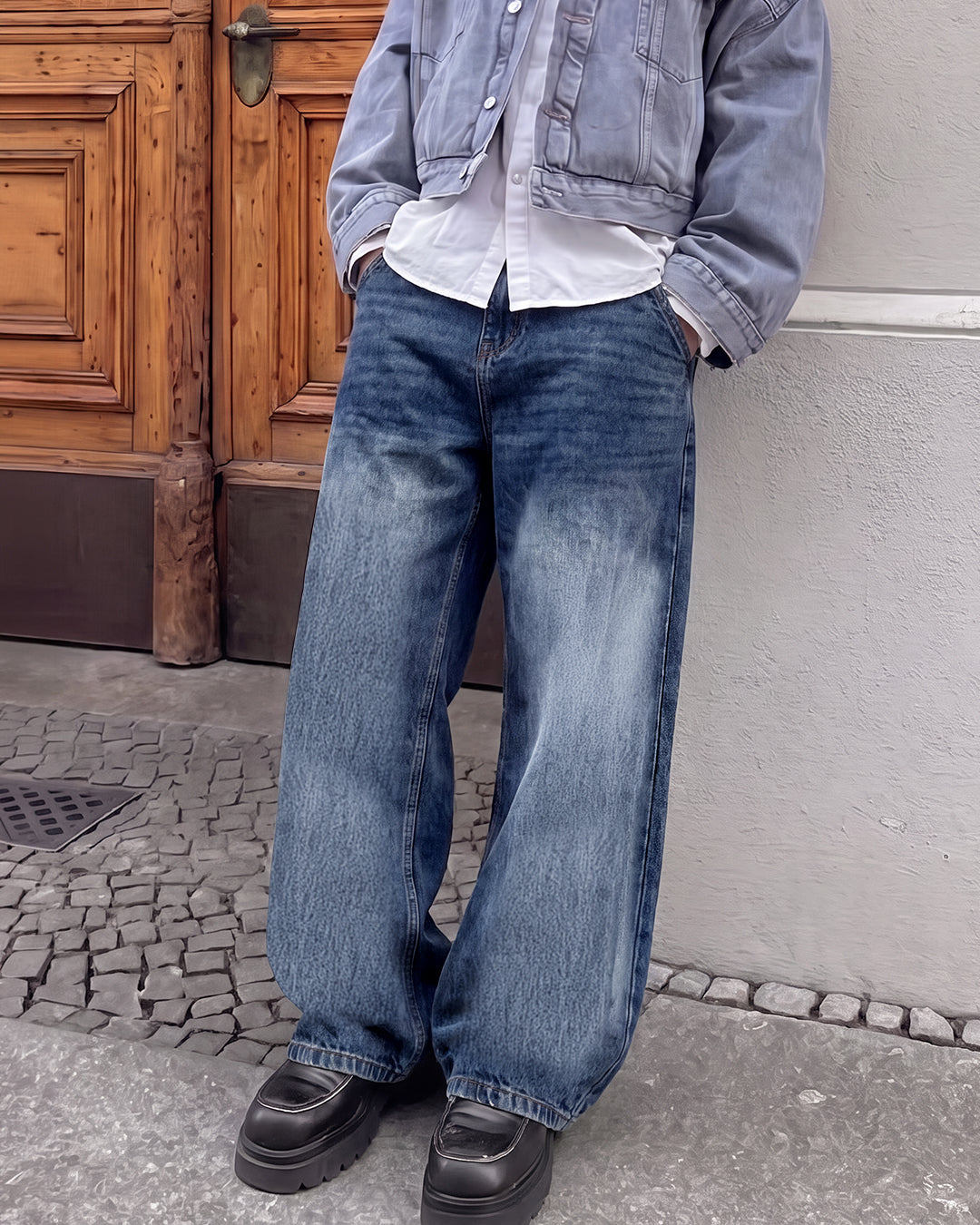 Echo Blue Baggy Jeans