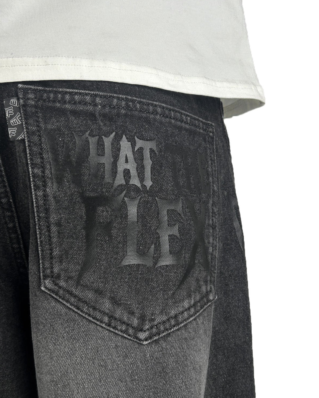 Electric Black Baggy Jeans