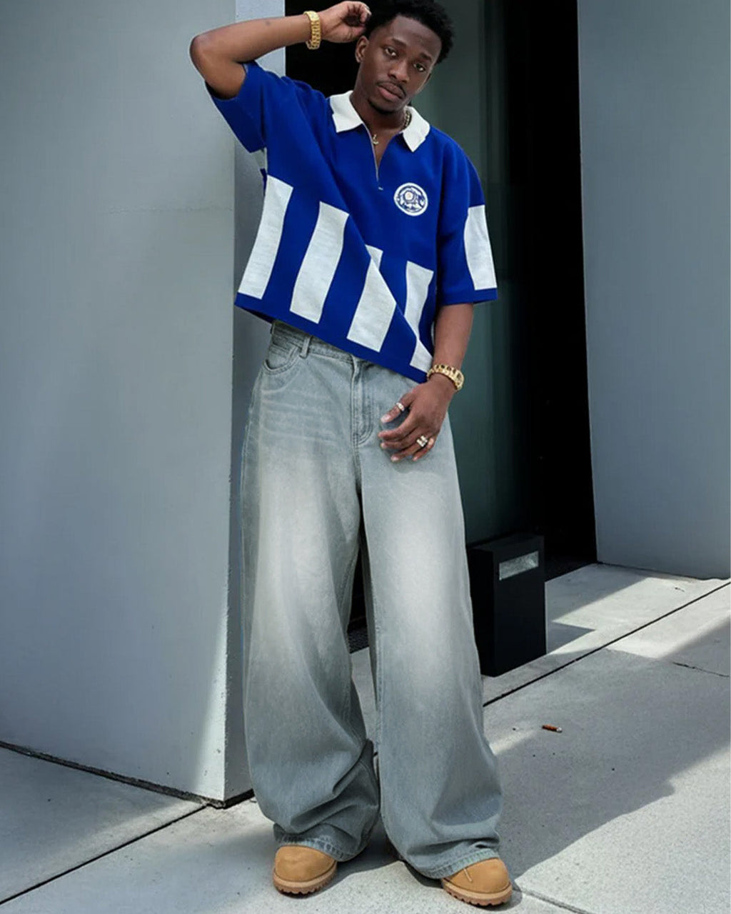 Frost Blue Baggy Jeans