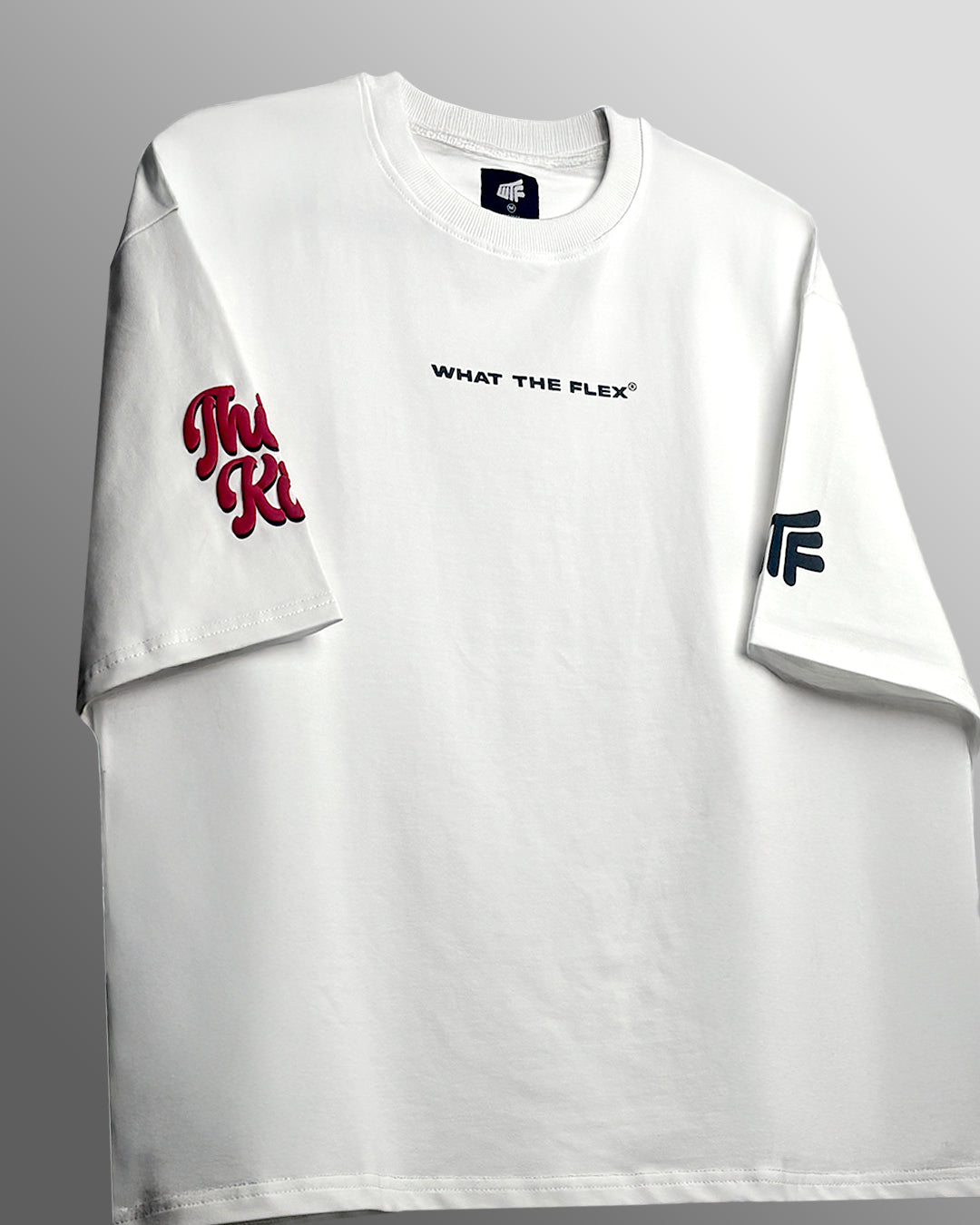 Flex Soda Boxy-Fit White T-Shirt