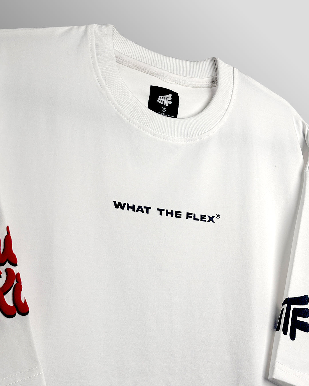 Flex Soda Boxy-Fit White T-Shirt