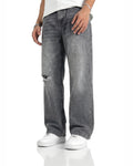 Ghost Grey Straight Cut Jeans