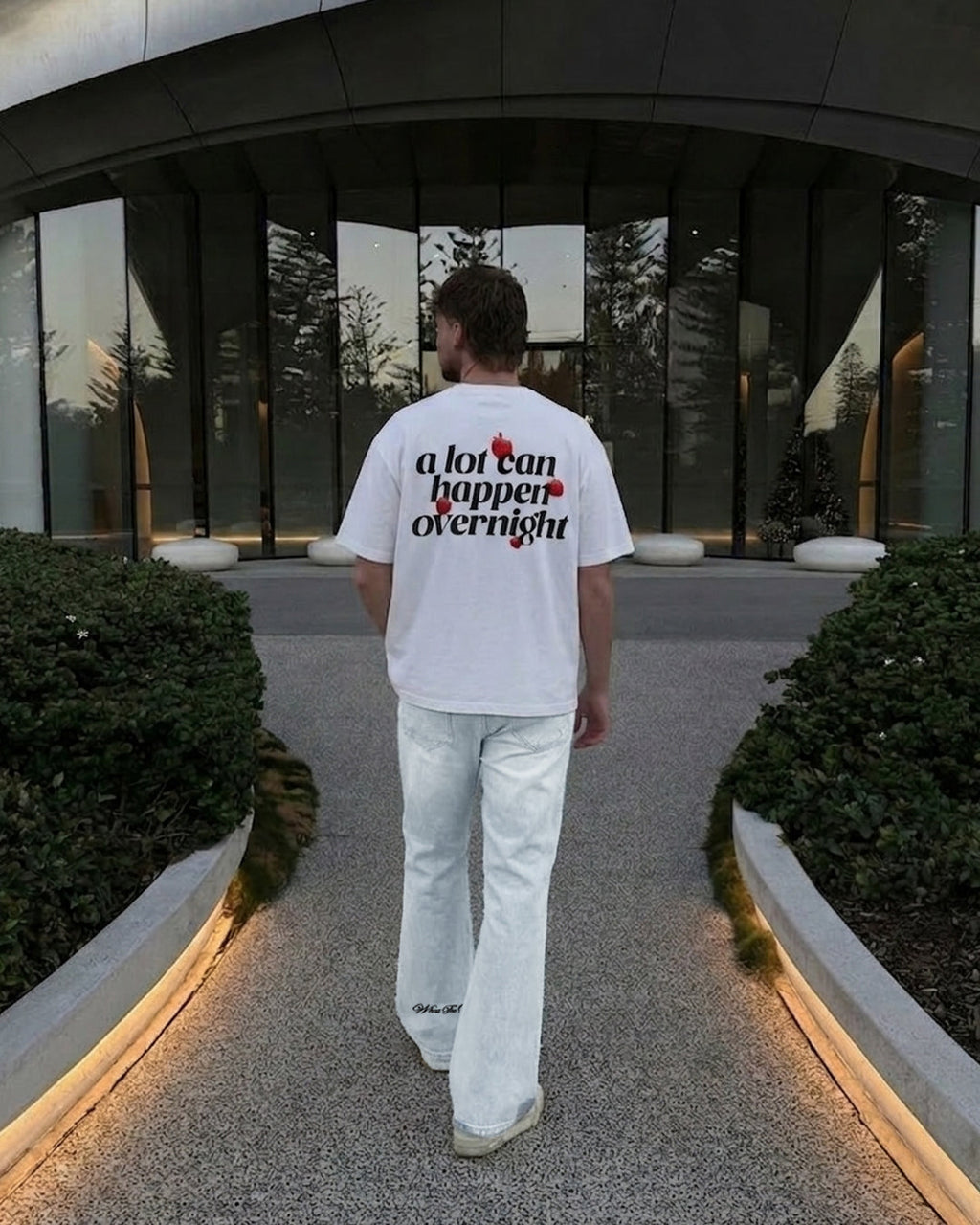 Goat Overnight Heavyweight White T-shirt