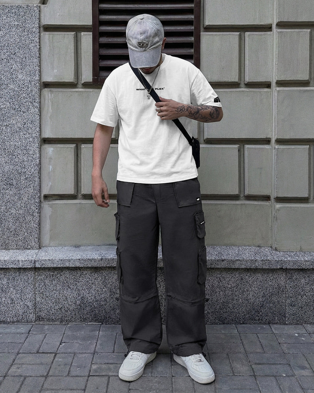 Loadout Grey Parachute Pants