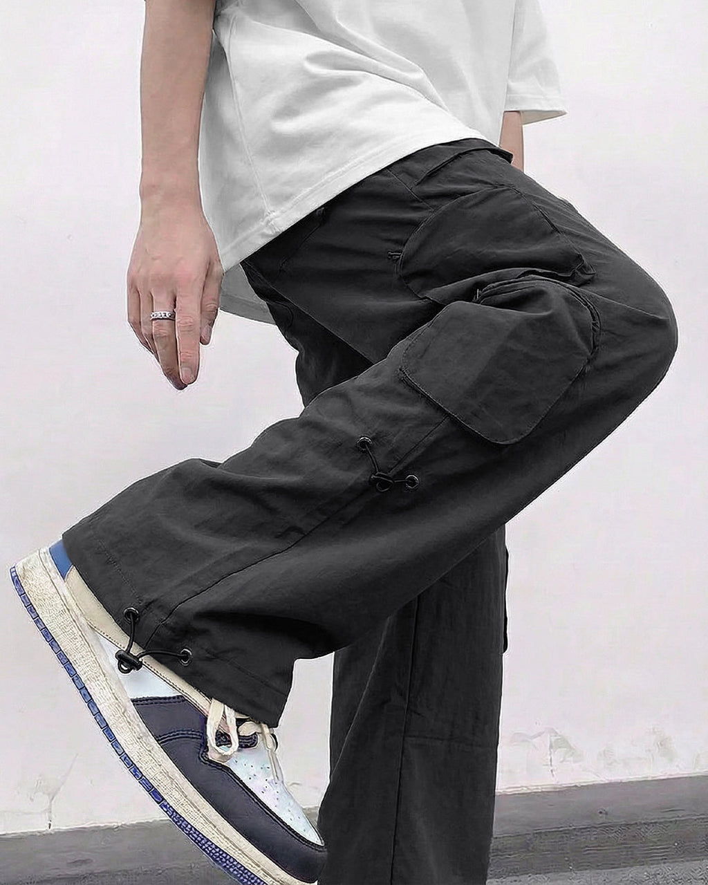 Loadout Grey Parachute Pants