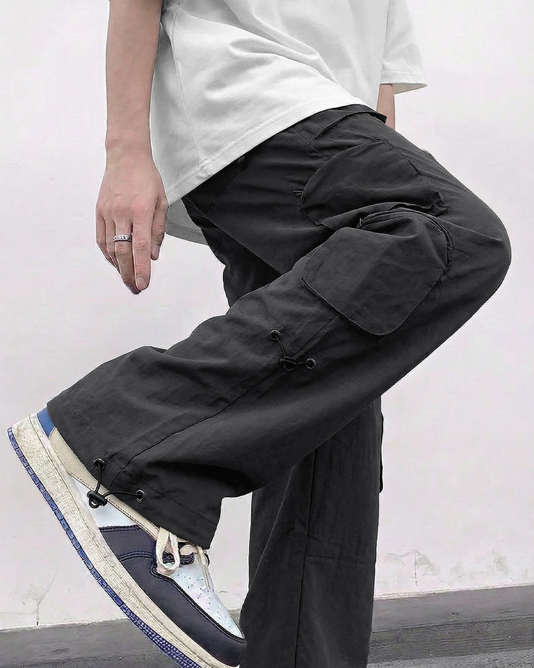 Loadout Grey Parachute Pants