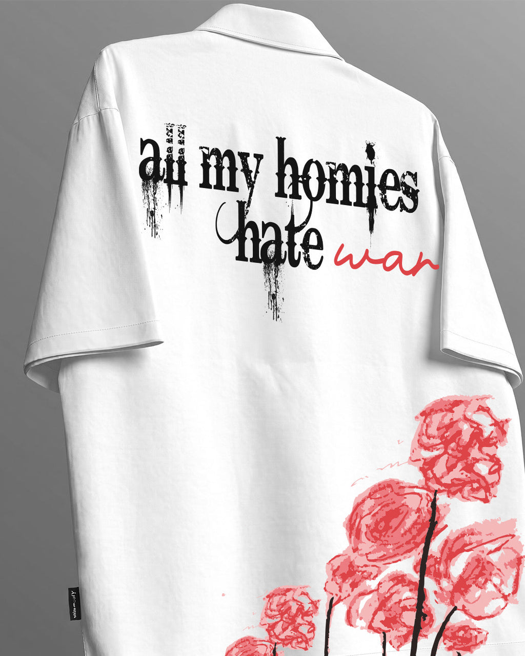 Hate War Half Sleeves Shirt